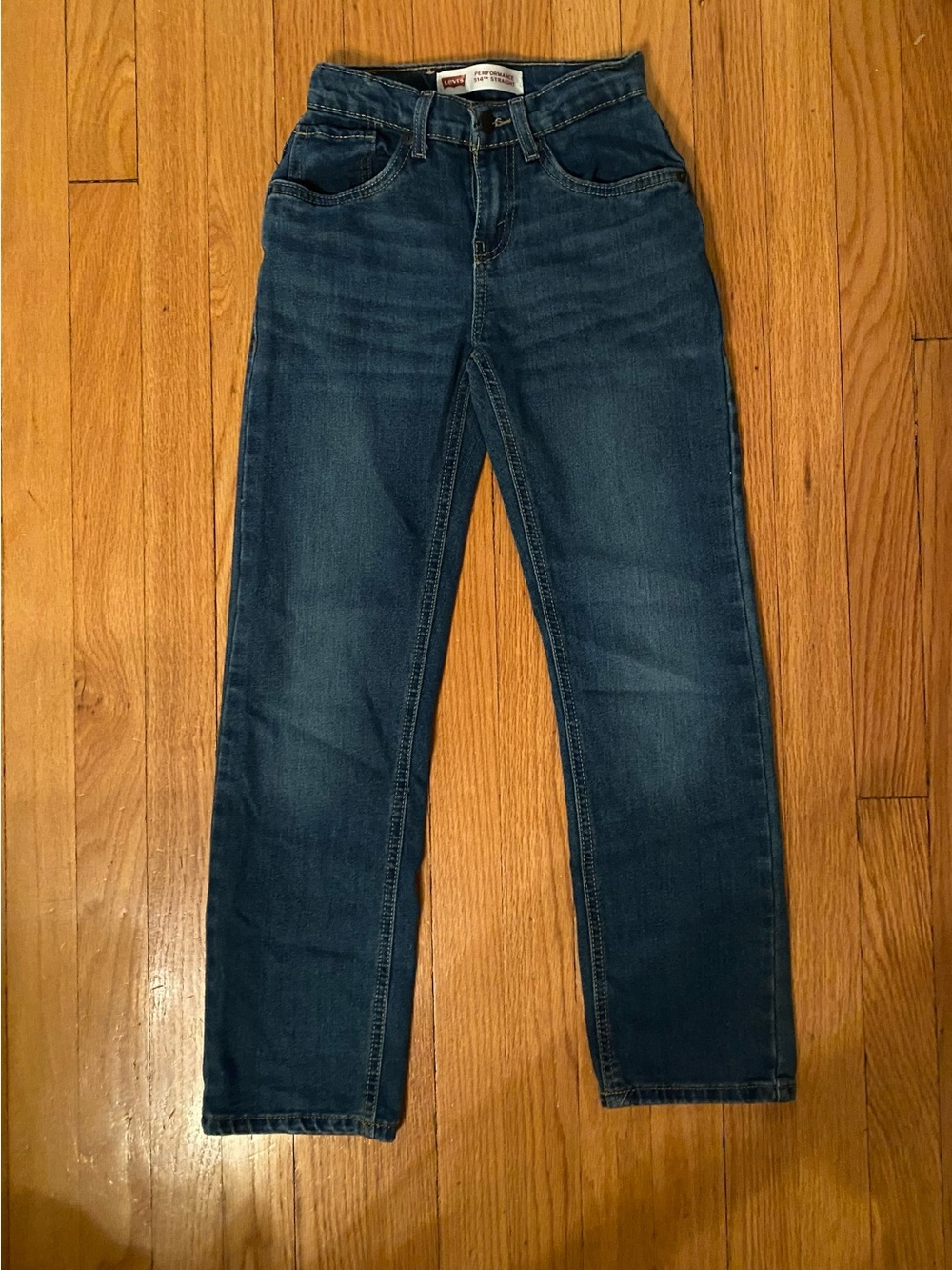 Boys Size 10R Levi's 514 Straight Leg Adjustable Waist. Jeans